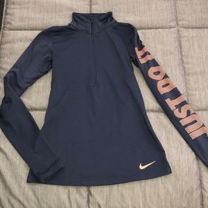 Dri fit Nike quarter zip up